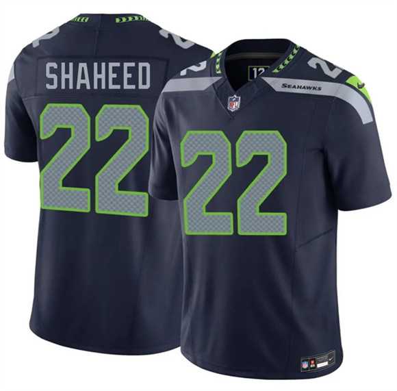Men%27s Seattle Seahawks #22 Rashid Shaheed Navy 2025 F.U.S.E. Vapor Untouchable Limited Stitched Jersey Dzhi->tampa bay buccaneers->NFL Jersey