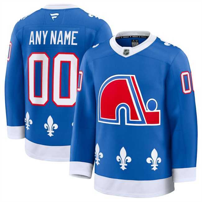 Men%27s Colorado Avalanche Custom Blue 2025 Alternate Stitched Jersey->customized nhl jersey->Custom Jersey