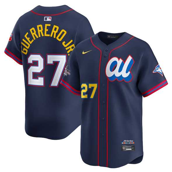Mens American League #27 Vladimir Guerrero Jr. Navy 2025 All-Star Edition Limited Stitched Baseball Jersey->2025 mlb all-star->MLB Jersey