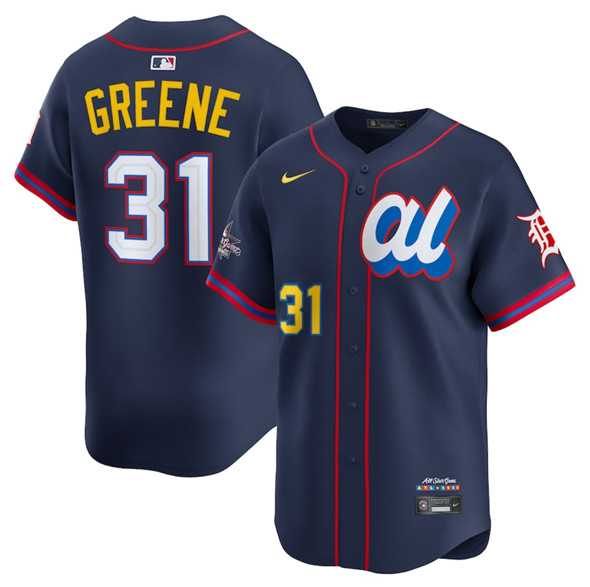 Mens American League #31 Riley Greene Navy 2025 All-Star Edition Limited Stitched Baseball Jersey->2025 mlb all-star->MLB Jersey