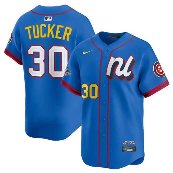 Mens National League #30 Kyle Tucker Blue 2025 All-Star Edition Limited Stitched Baseball Jersey->2025 mlb all-star->MLB Jersey