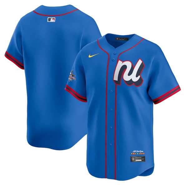 Mens National League Blank Navy 2025 All-Star Edition Limited Stitched Baseball Jersey->2025 mlb all-star->MLB Jersey
