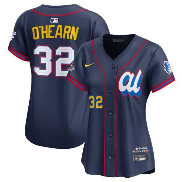 Womens American League #32 Ryan OHearn Navy 2025 All-Star Edition Limited Stitched Baseball Jersey(Run Small)->2025 mlb all-star->MLB Jersey