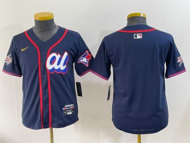 Youth American League Toronto Blue Jays Blank Navy 2025 All-Star Edition Limited Stitched Baseball Jersey->2025 mlb all-star->MLB Jersey