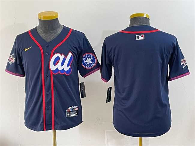 Youth American League Houston Astros Blank Navy 2025 All-Star Edition Limited Stitched Baseball Jersey->2025 mlb all-star->MLB Jersey
