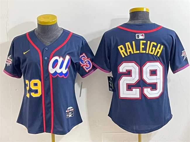Youth American League #29 Tarik Skubal Navy 2025 All-Star Edition Limited Stitched Baseball Jersey->2025 mlb all-star->MLB Jersey