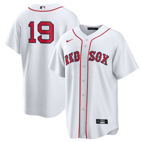 Mens Boston Red Sox #19 Roman Anthony White No Name Cool Base Stitched Baseball Jersey Dzhi->boston red sox->MLB Jersey