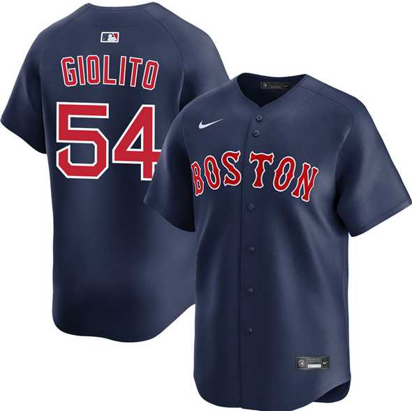 Mens Boston Red Sox #54 Lucas Giolito Navy Alternate Limited Stitched Baseball Jersey Dzhi->boston red sox->MLB Jersey