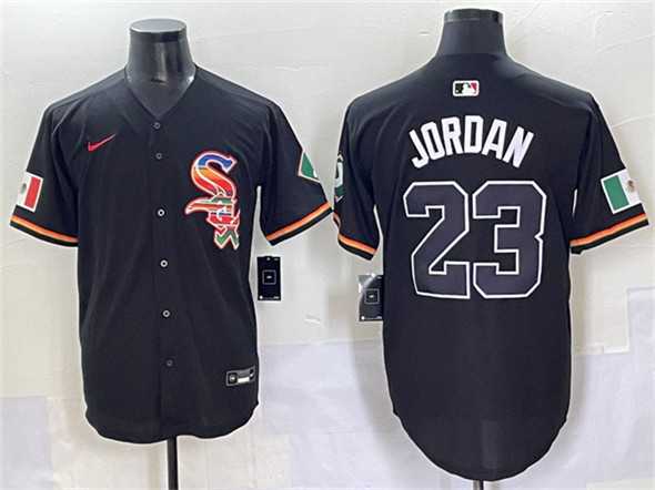 Mens Chicago White Sox #23 Michael Jordan Black Mexico Limited Stitched Baseball Jersey->chicago white sox->MLB Jersey