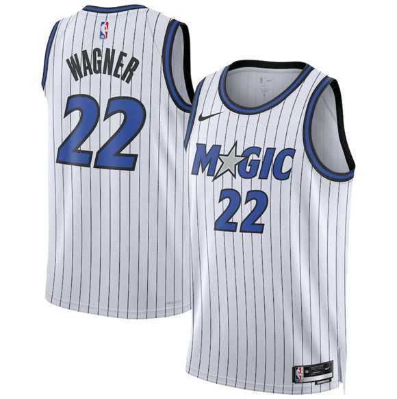 Mens Orlando Magic #22 Franz Wagner White 2025 Association Edition Stitched Jersey Dzhi->orlando magic->NBA Jersey