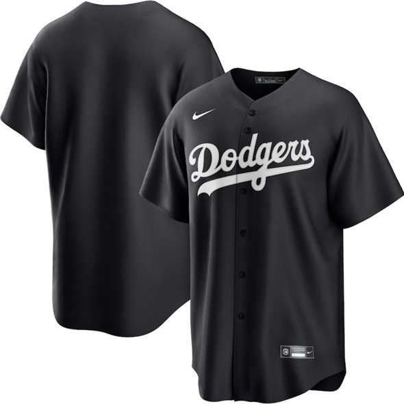 Men%27s Los Angeles Dodgers Blank Black Lights Out Limited Stitched Baseball Jersey Dzhi->los angeles dodgers->MLB Jersey