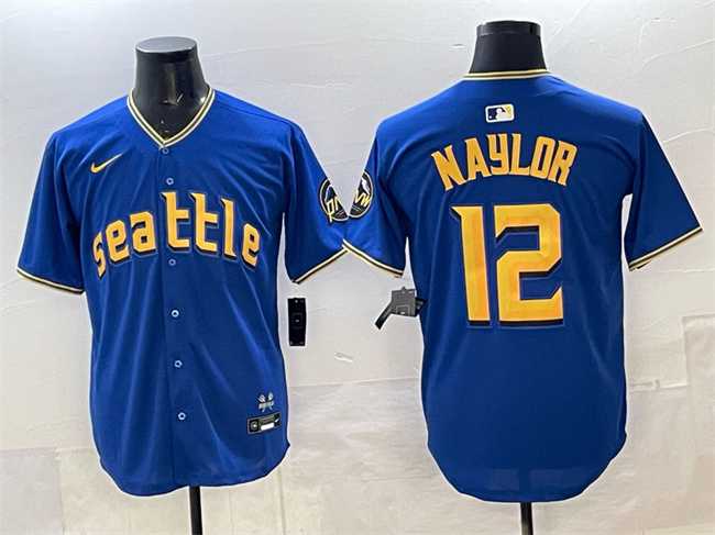 Men%27s Seattle Mariners #12 Josh Naylor Royal 2025 Limited Stitched jersey->san diego padres->MLB Jersey