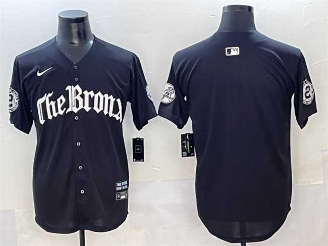 Mens New York Yankees Blank Black Gothic Legacy Edition Vapor Premier Limited Stitched Baseball Jersey->new york yankees->MLB Jersey