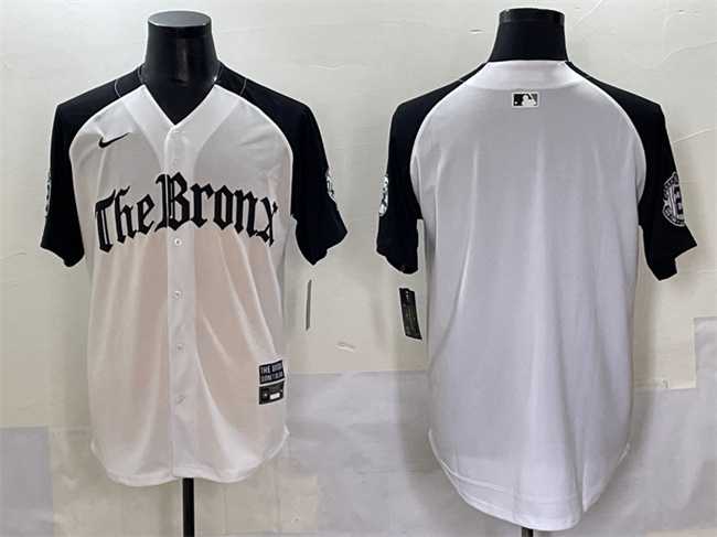Mens New York Yankees Blank White Black Gothic Legacy Edition Vapor Premier Limited Stitched Baseball Jersey->new york yankees->MLB Jersey