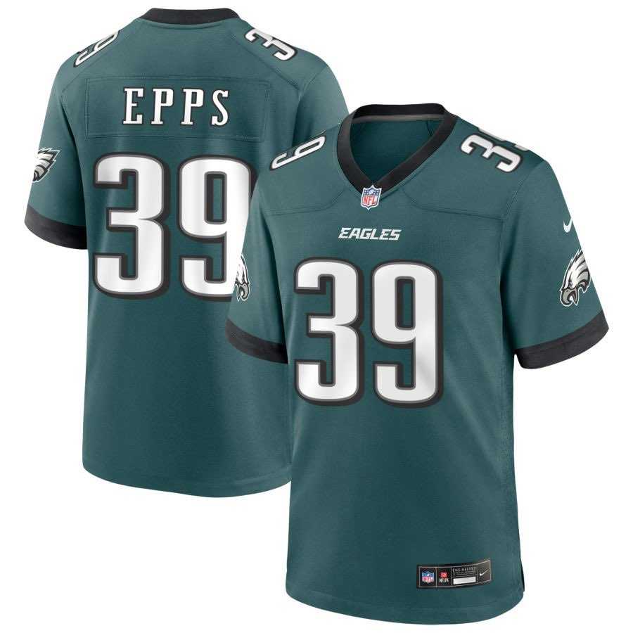 Men & Women & Youth Philadelphia Eagles #39 Marcus Epps Green 2025 Vapor Untouchable Limited Stitched Jersey->las vegas raiders->NFL Jersey