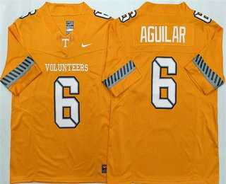 Men%27s Tennessee Volunteers #6 Joey Aguilar Limited Orange 2025 College Football Jersey->tennessee volunteers->NCAA Jersey