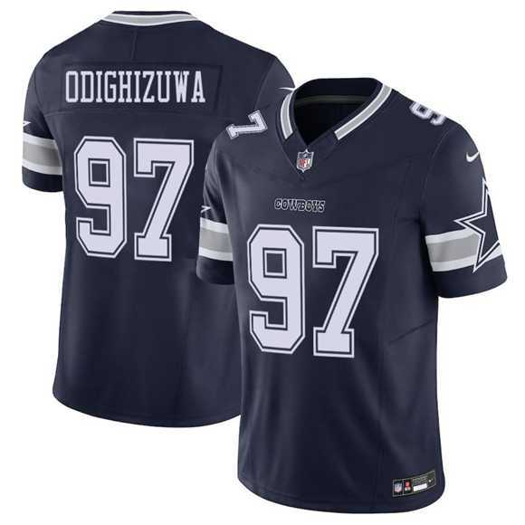 Men & Women & Youth Dallas Cowboys #97 Osa Odighizuwa Navy 2025 F.U.S.E Vapor Untouchable Limited Stitched Jersey->->