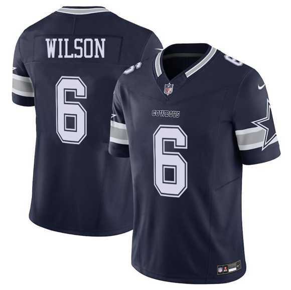 Men & Women & Youth Dallas Cowboys #6 Donovan Wilson Navy 2025 F.U.S.E Vapor Untouchable Limited Stitched Jersey->->