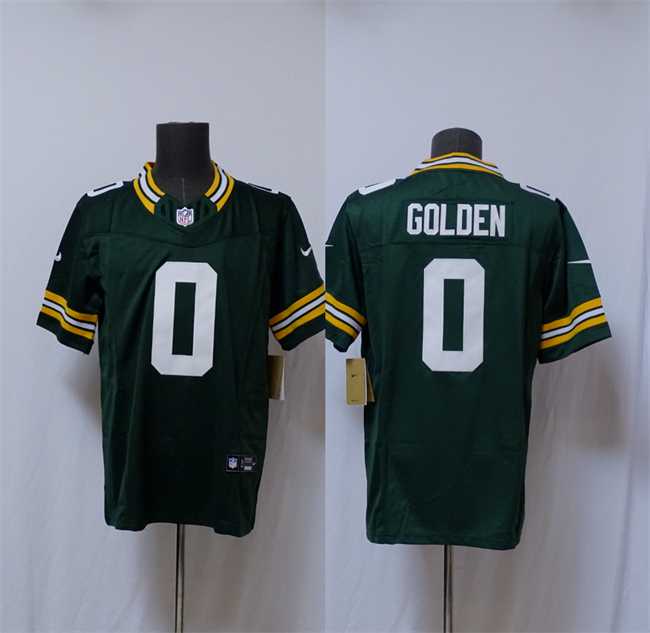 Men%27s Green Bay Packers #0 Matthew Golden Green Vapor 2025 F.U.S.E. Limited Stitched Jersey->green bay packers->NFL Jersey