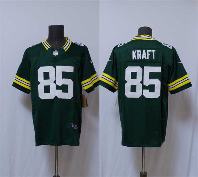 Men%27s Green Bay Packers #85 Tucker Kraft Green Vapor 2025 F.U.S.E. Limited Stitched Jersey->buffalo bills->NFL Jersey