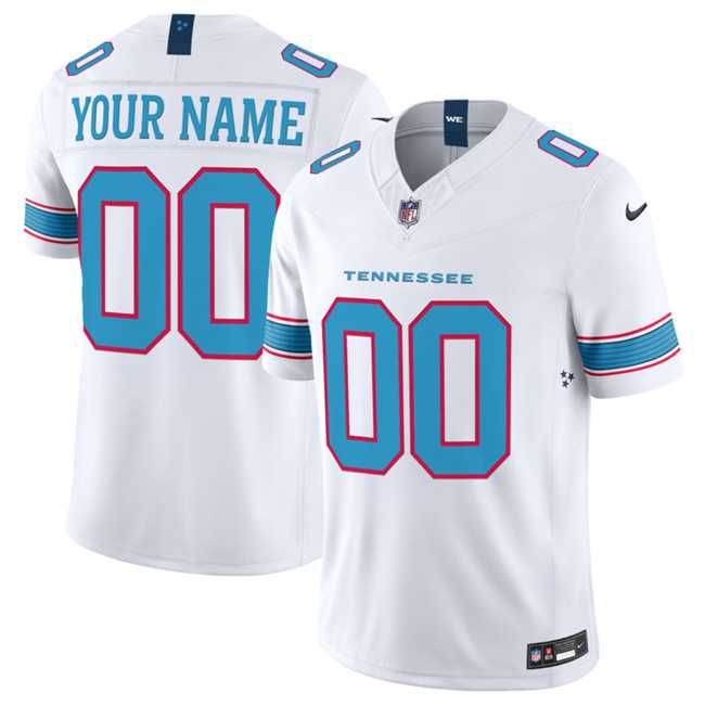 Men%27s Tennessee Titans Active Player Custom White 2026 F.U.S.E. Vapor Limited Stitched Football Jersey->customized nfl jersey->Custom Jersey