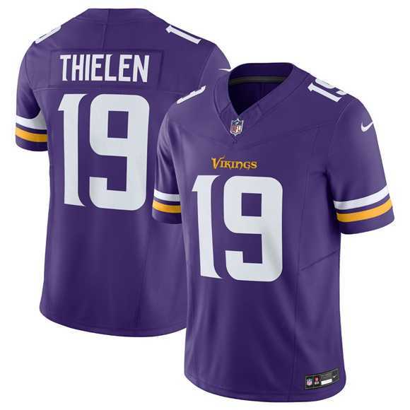 Men & Women & Youth Minnesota Vikings #19 Adam Thielen Purple 2024 F.U.S.E. Vapor Untouchable Limited Stitched Jersey->->