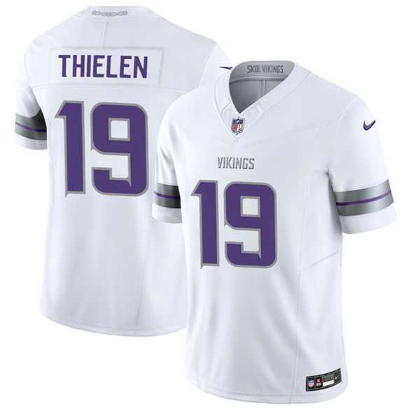 Men & Women & Youth Minnesota Vikings #19 Adam Thielen White 2025 F.U.S.E. Winter Warrior Limited Stitched Jersey->->