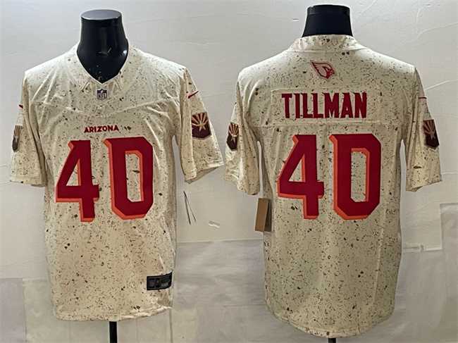 Mens Arizona Cardinals #40 Pat Tillman 2025 F.U.S.E. Rivalries Vapor Untouchable Limited Stitched Jersey Dzhi->arizona cardinals->NFL Jersey