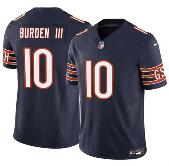 Men%27s Chicago Bears #10 Luther Burden III Navy 2025 F.U.S.E. Vapor Untouchable Limited Stitched Jersey Dzhi->carolina panthers->NFL Jersey