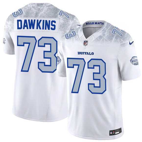 Mens Buffalo Bills #73 Dion Dawkins White 2025 F.U.S.E. Rivalries Vapor Limited Football Stitched Jersey Dzhi
