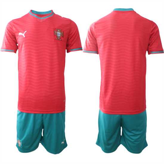 Mens Portugal Bland Or Custom National Team FIFA x World Cup 2026 Home Red On Eusebio special edition Jersey->->Custom Jersey