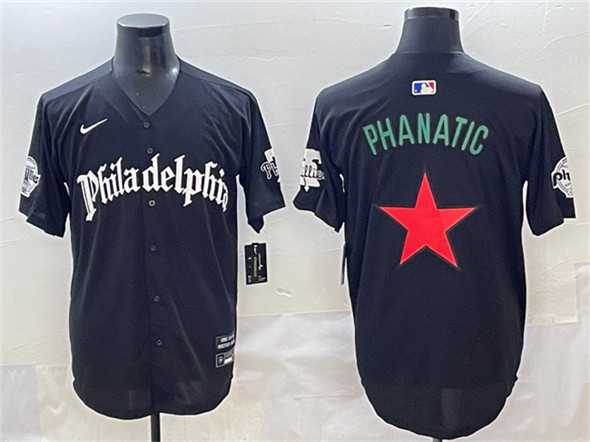 Mens Philadelphia Phillies Black Gothic Phanatic Vapor Limited Stitched Jersey->philadelphia phillies->MLB Jersey