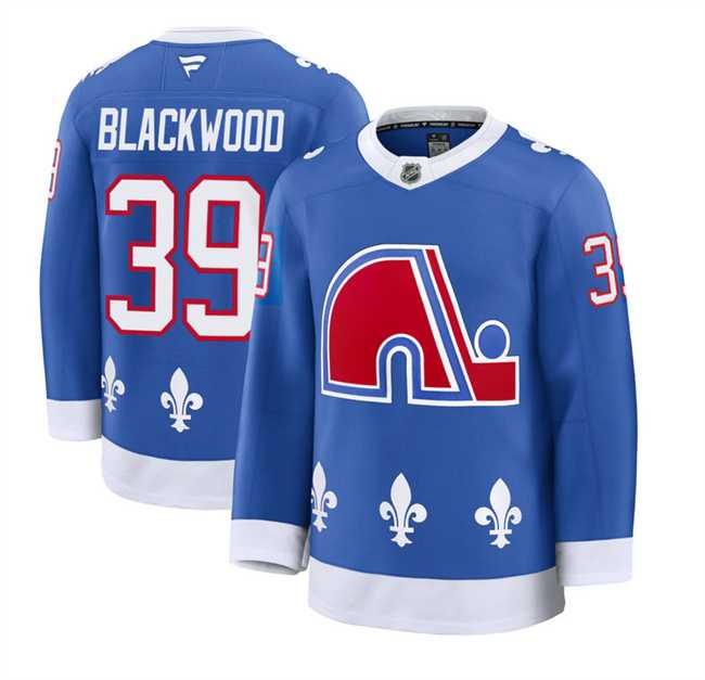 Mens Colorado Avalanche #39 Mackenzie Blackwood Blue 2025 Alternate Stitched Jersey Dzhi->colorado avalanche->NHL Jersey