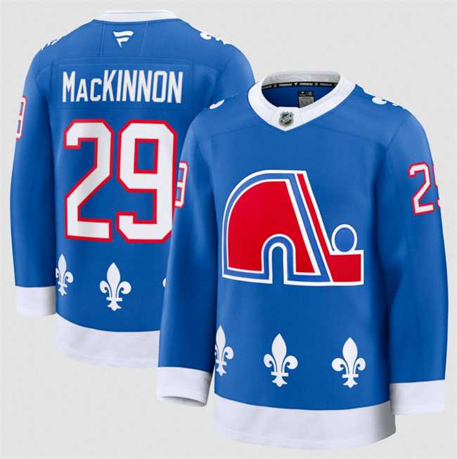 Mens Colorado Avalanche #29 Nathan MacKinnon Blue 2025 Alternate Stitched Jersey Dzhi->colorado avalanche->NHL Jersey