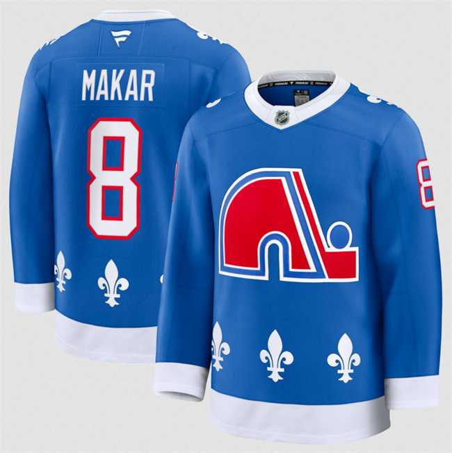 Mens Colorado Avalanche #8 Cale Makar Blue 2025 Alternate Stitched Jersey Dzhi->colorado avalanche->NHL Jersey