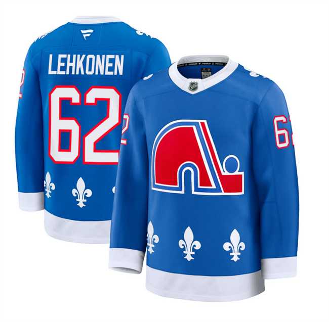 Mens Colorado Avalanche #62 Artturi Lehkonen Blue 2025 Alternate Stitched Jersey Dzhi->colorado avalanche->NHL Jersey