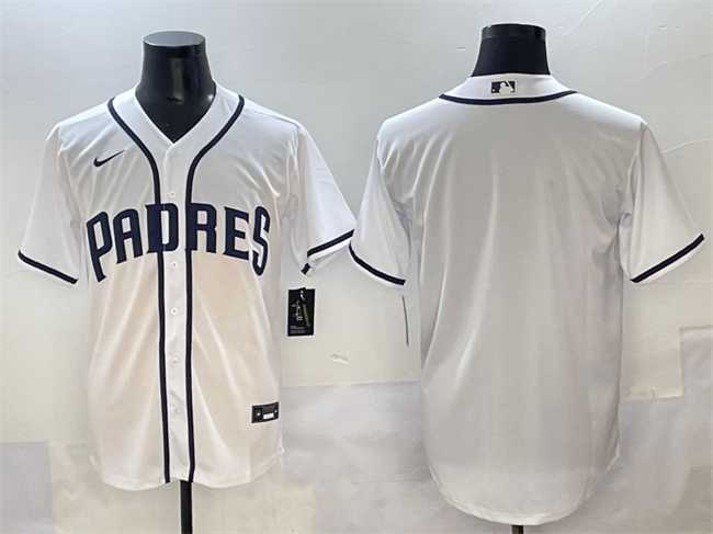 Men%27s San Diego Padres Blank White Cool Base Stitched Baseball Jersey->san diego padres->MLB Jersey