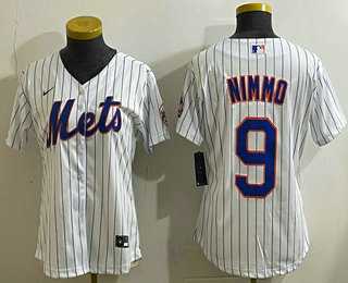 Women%27s Chicago Cubs #9 Miguel Amaya White Limited Jersey->mlb womens jerseys->MLB Jersey