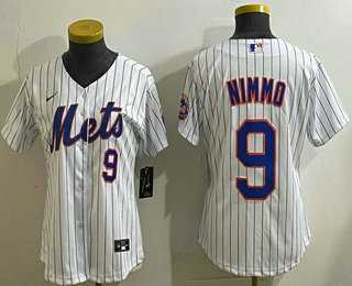 Womens Chicago Cubs #9 Miguel Amaya Number White Limited Jersey->mlb womens jerseys->MLB Jersey