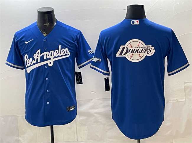 Men%27s Los Angeles Dodgers Team Big Logo Royal Alternate Stadium Stitched Jerseys Dzhi->philadelphia phillies->MLB Jersey