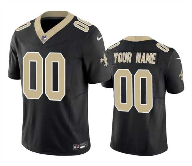 Men%27s New Orleans Saints Active Player Custom Black F.U.S.E.Vapor Limited Stitched Football Jersey->->Custom Jersey