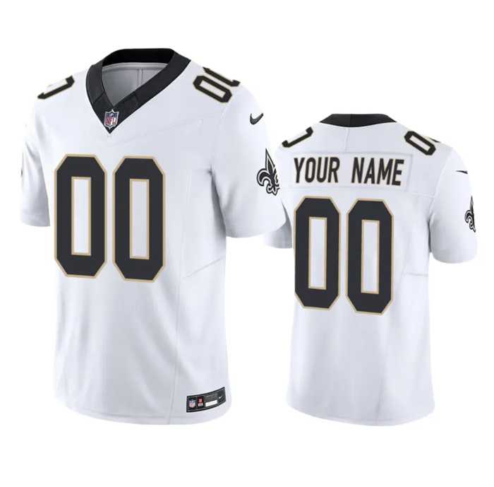 Men%27s New Orleans Saints Active Player Custom White F.U.S.E. Vapor Untouchable Limited Stitched Jersey->->Custom Jersey