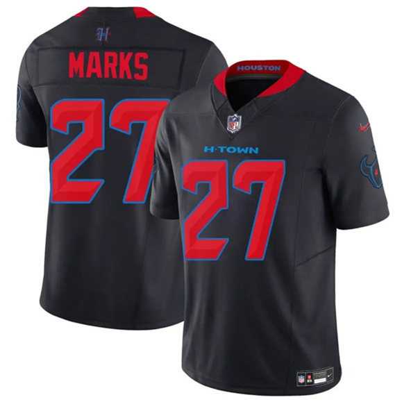 Mens Houston Texans #27 Woody Marks Navy 2nd Alternate 2025 F.U.S.E. Vapor Limited Stitched Jersey Dzhi->houston texans->NFL Jersey