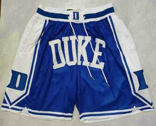 Men%27s Duke Blue Devils Blue Just Don Shorts->nba shorts->NBA Jersey