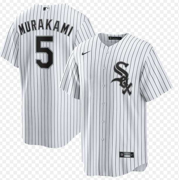 Mens Chicago White Sox #5 Munetaka Murakami Nike White Home Replica Jersey Dzhi->chicago white sox->MLB Jersey