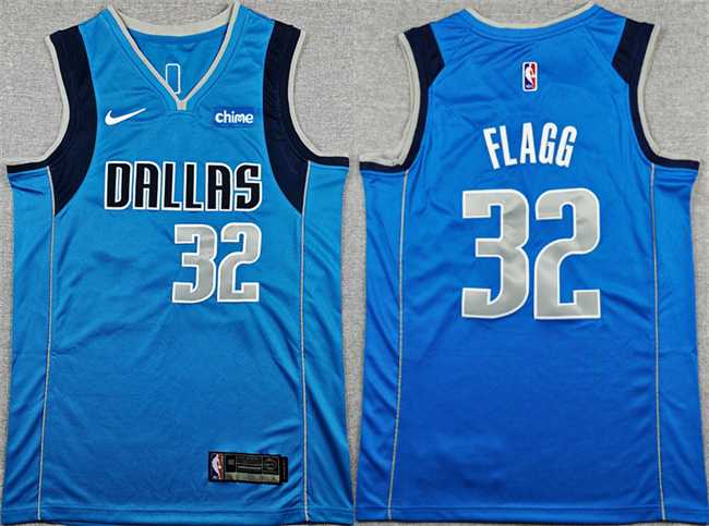 Men%27s Dallas Mavericks #32 Cooper Flagg Blue 2025 Icon Edition Stitched Basketball Jersey->chicago bulls->NBA Jersey