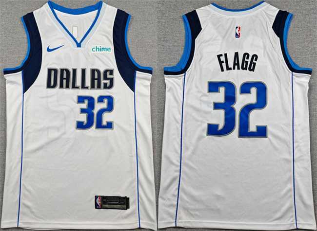Men%27s Dallas Mavericks #32 Cooper Flagg White 2025 Association Edition Stitched Basketball Jersey->dallas mavericks->NBA Jersey