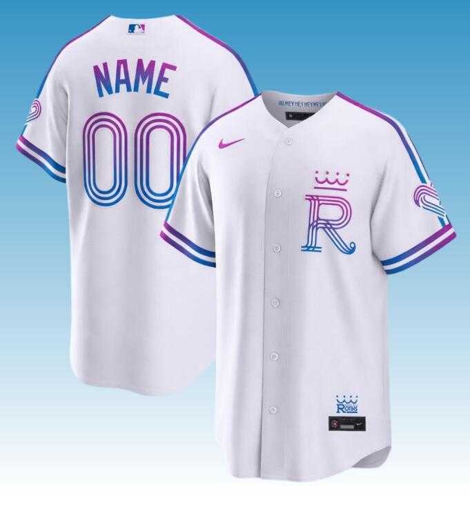 Men%27s Kansas City Royals Custom 2026 City Connect Stadium Stitched Jersey->customized mlb jersey->Custom Jersey