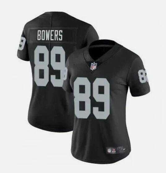 Womens Las Vegas Raiders #52 Elandon Roberts Black 2025 Vapor Untouchable Limited Stitched Jersey(Run Small) Dzhi->las vegas raiders->NFL Jersey
