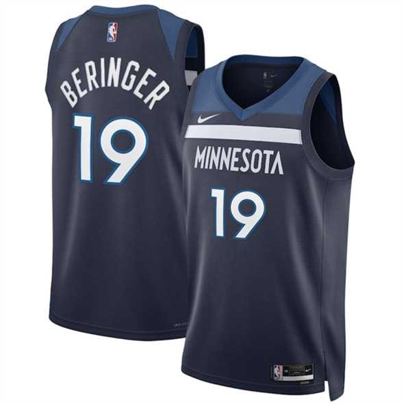 Mens Minnesota Timberwolves #19 Joan Beringer Navy 2025 Draft Icon Edition navy Stitched Jersey Dzhi->minnesota timberwolves->NBA Jersey